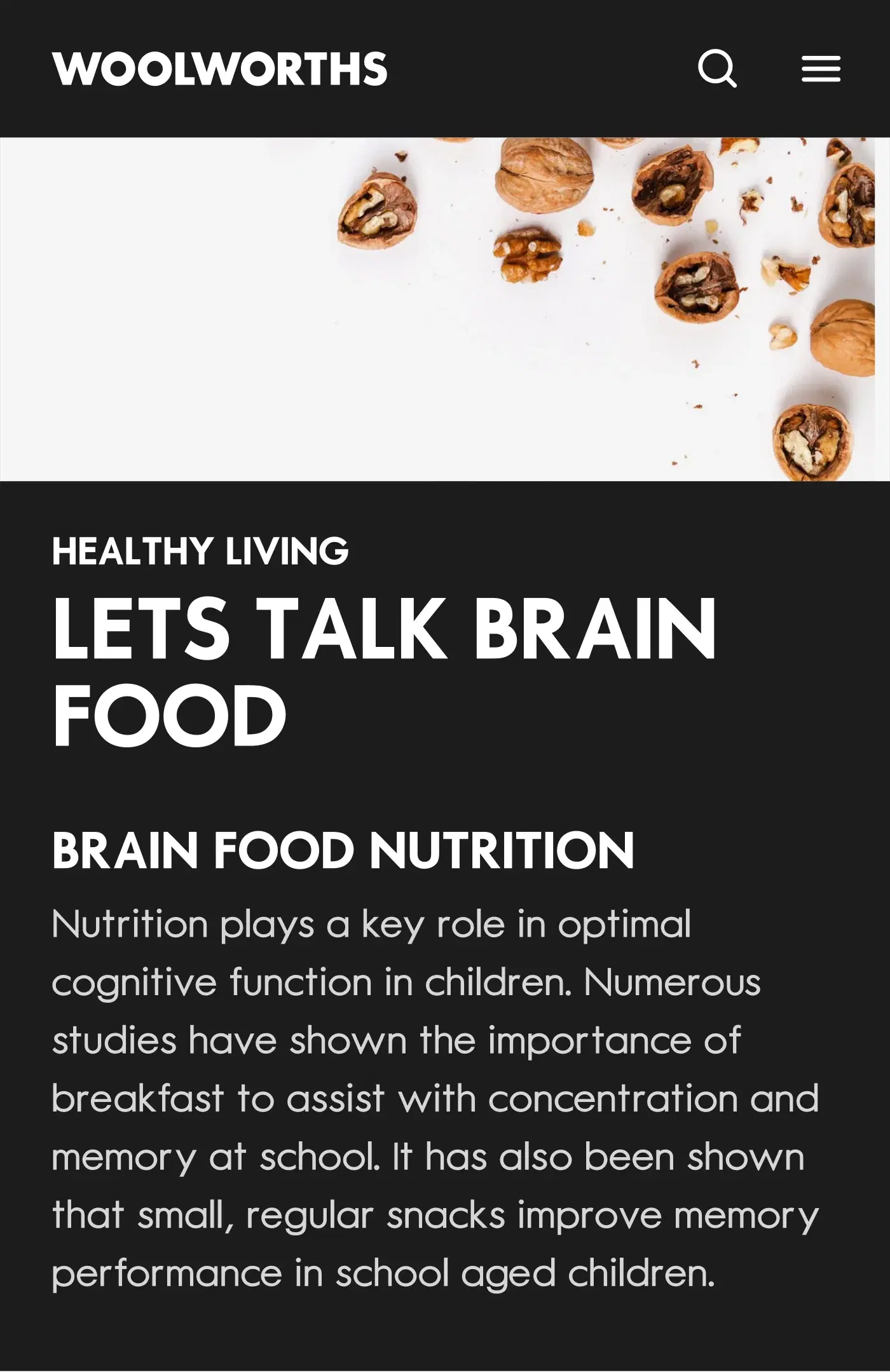 Article — mobile reading view