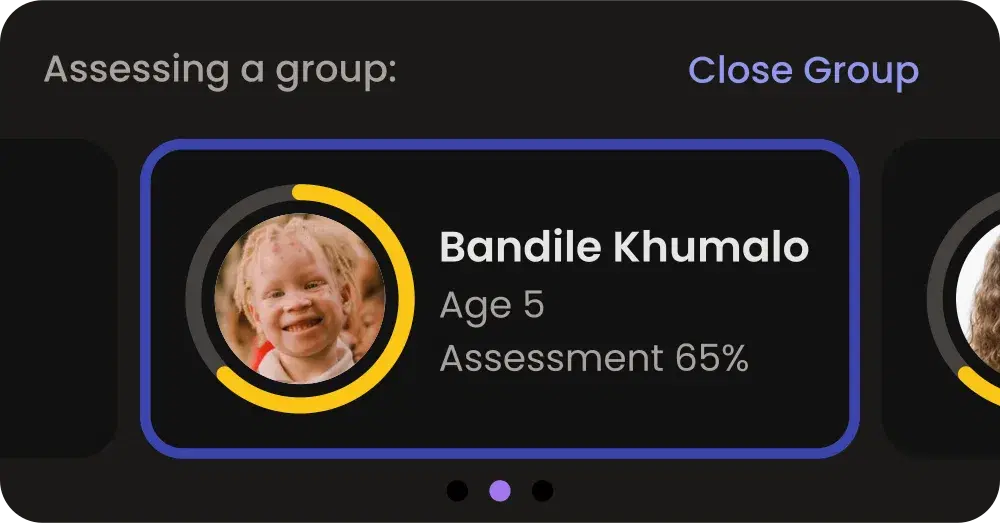 Assessing a group carousel — Bandile Khumalo