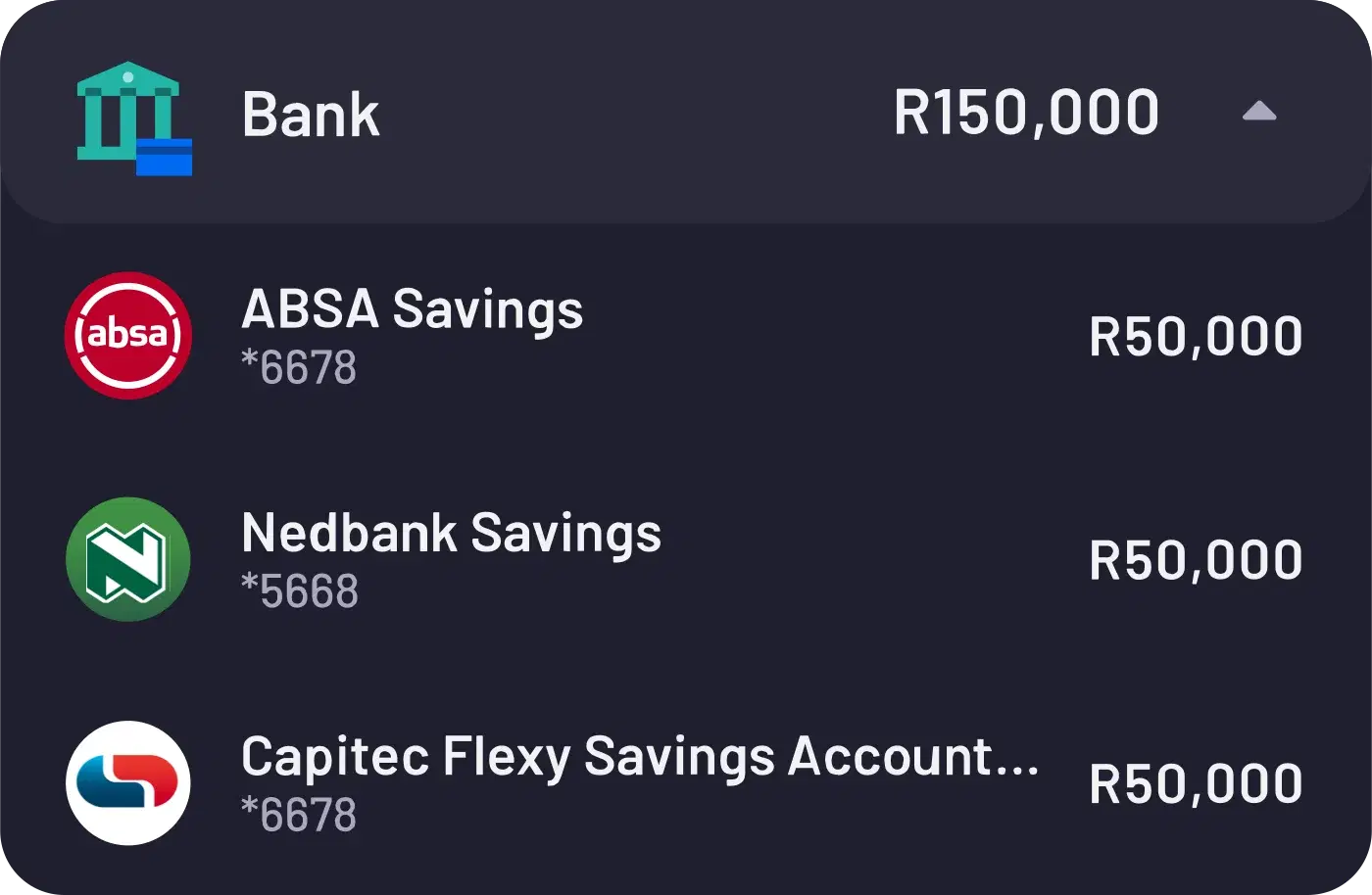 Linked bank card