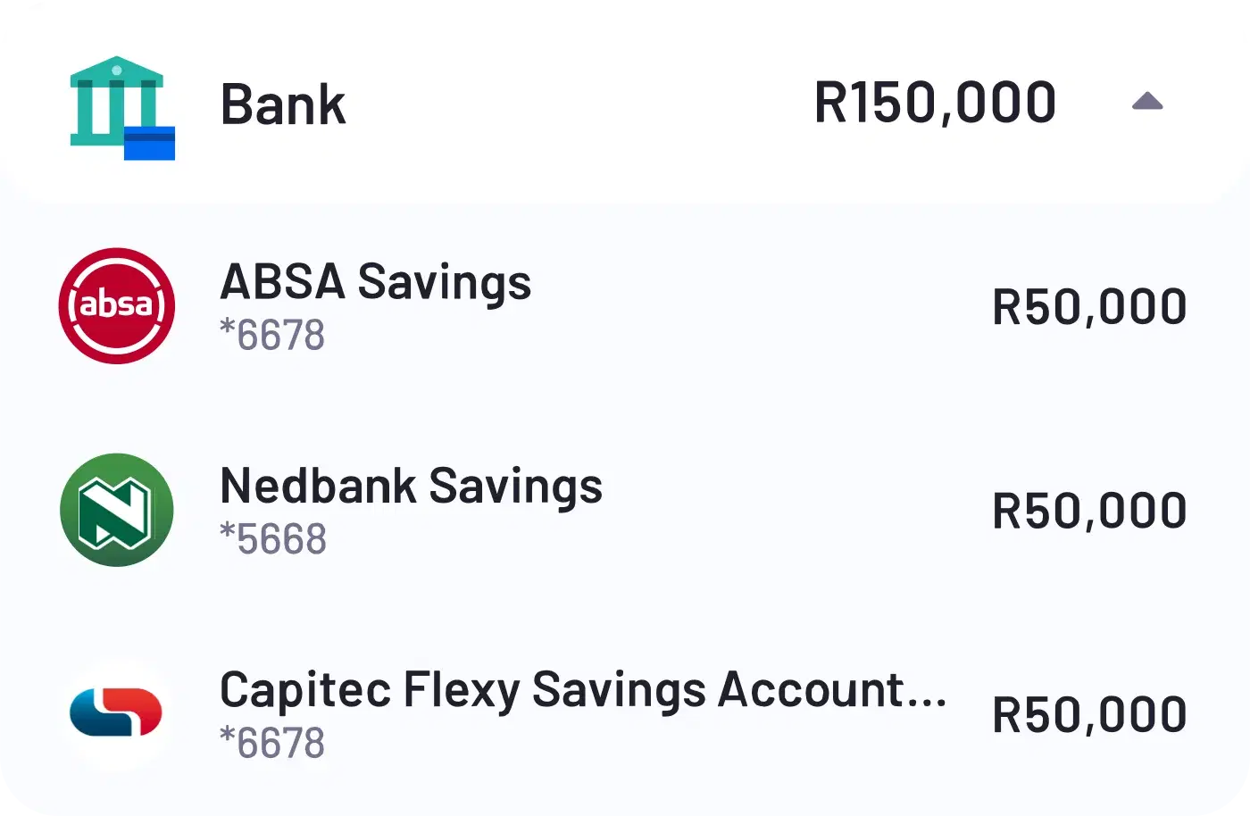 Linked bank card